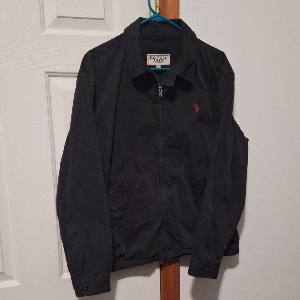 U.S. Polo Assn. Men's Dark Black Jacket